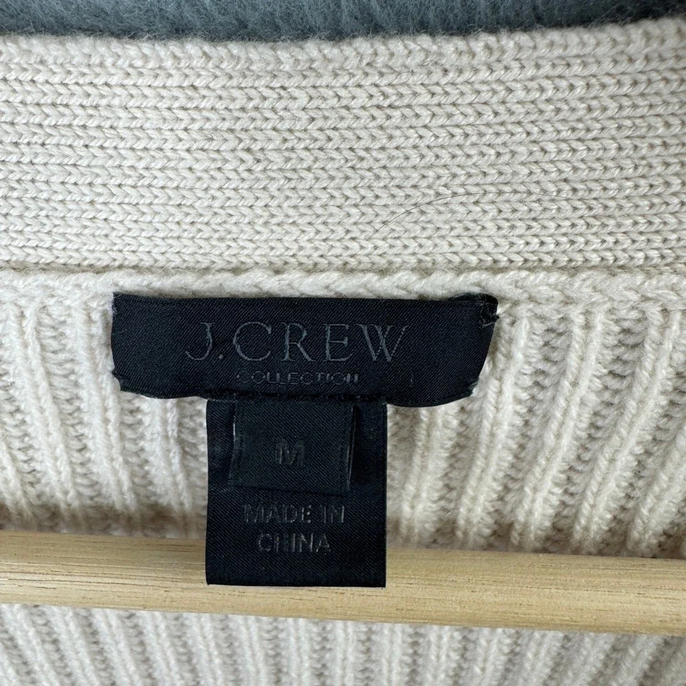 J.Crew Collection Pink Ombre 100% Cashmere Ribbed Cardigan Sweater H7529 Mens M - Picture 5 of 9